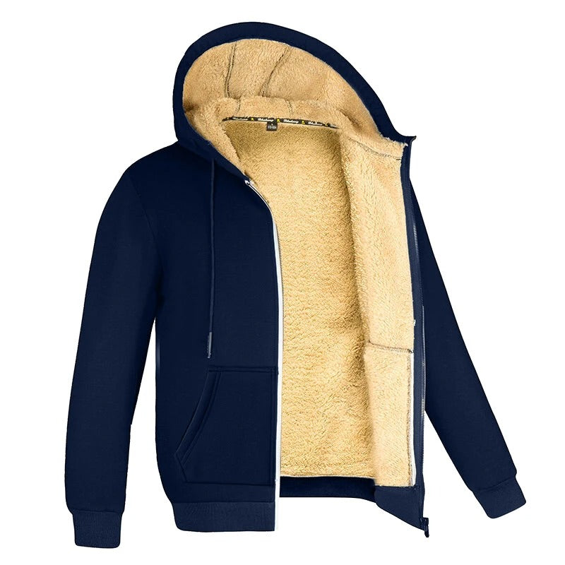 Warme Fleecejacke für Herren