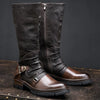 Herren Stiefel Hoch Elegantes Leder Design-1