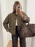Wattierte Jacke mit Fronttasche für Damen