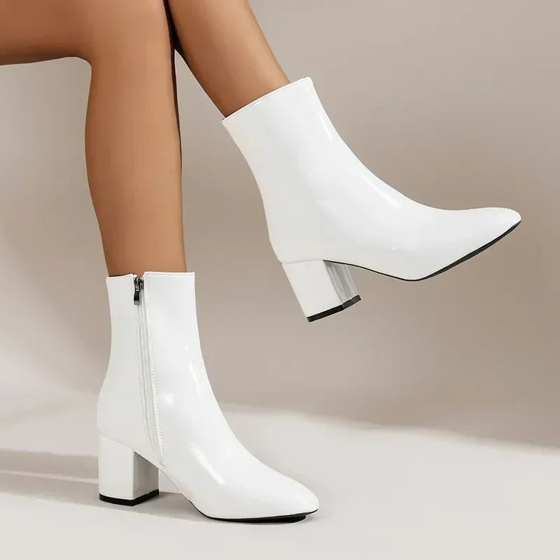 Damenstiefeletten mit Reißverschluss