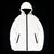 Reflektierende Windjacke