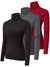 Weiches Damen-T-Shirt mit Rollkragen