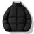 Herrenjacke mit Stehkragen aus dickem Fleece