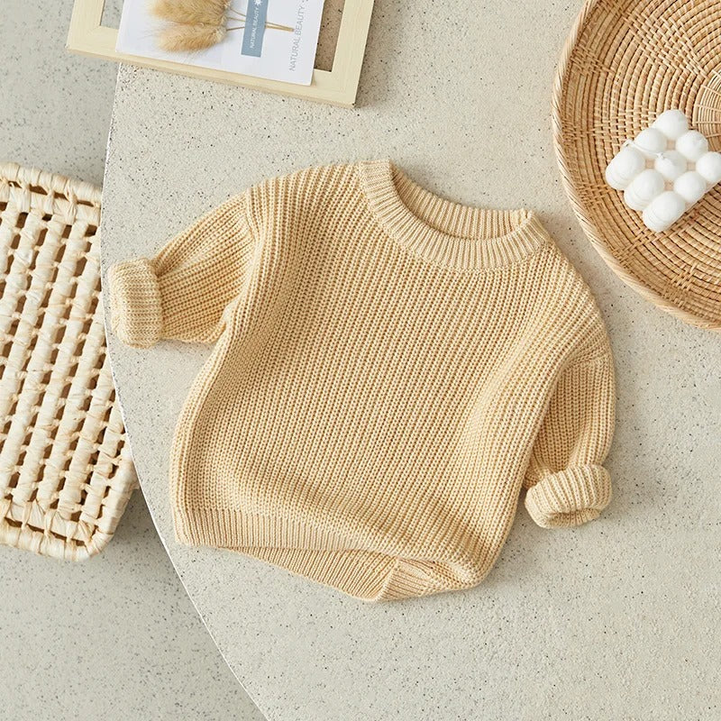 Lässiger Strickpullover für Kinder