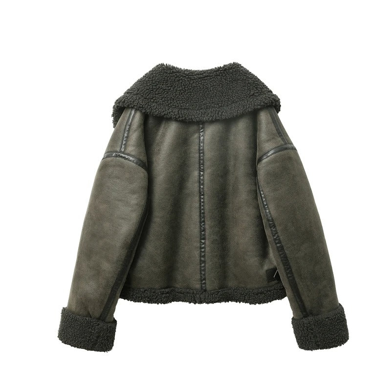Doppelseitige Fleecejacke für Frauen