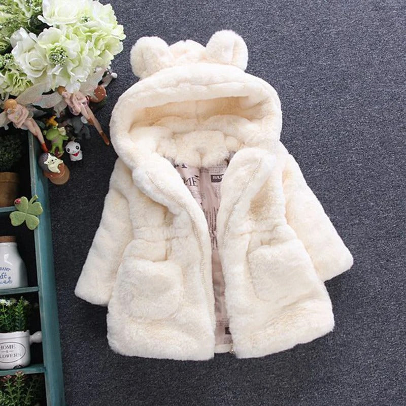 Winterjacke aus Fleece für Kinder