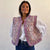 Bedruckte Damen-Baumwolljacke