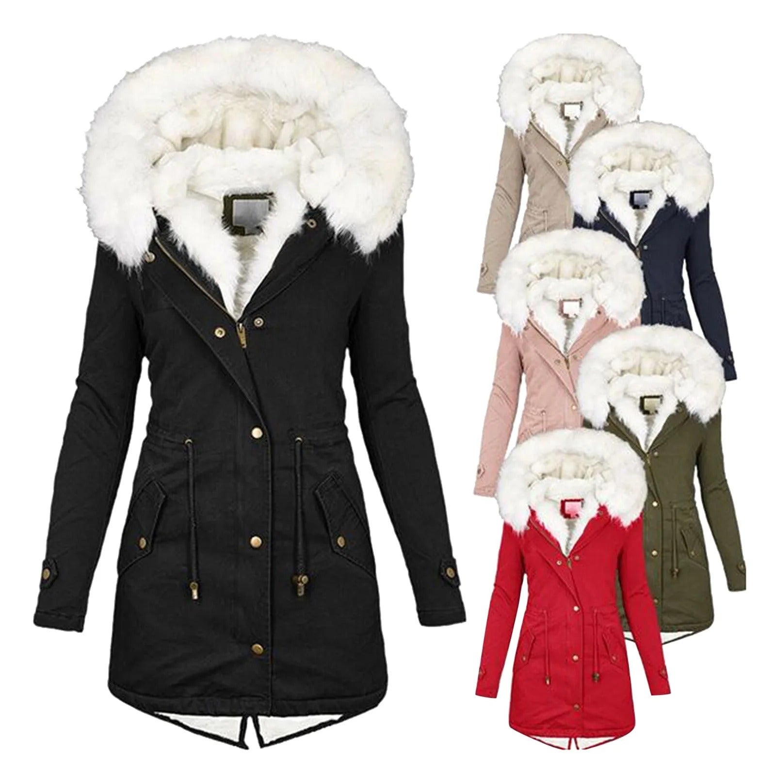 Kapuzenjacke aus Baumwolle für Frauen
