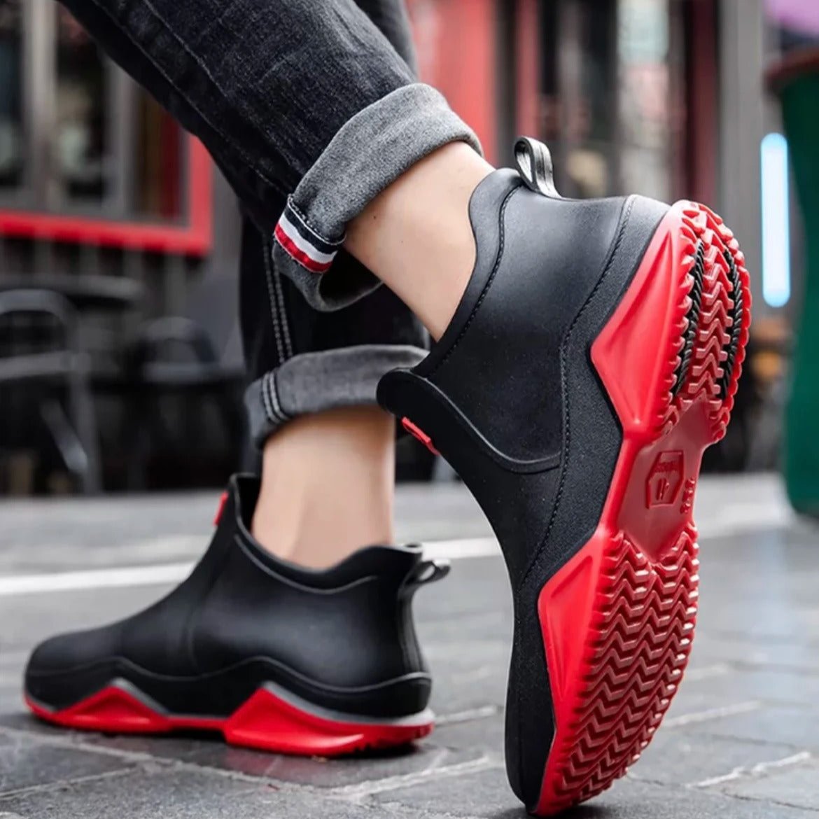 Rutschfeste Gummistiefel