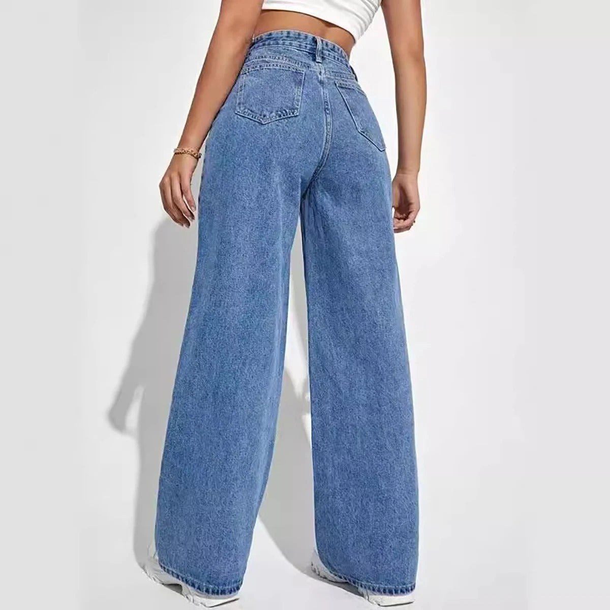 Weite Denim-Jeans für Frauen