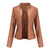 Motorrad-Lederjacke für Frauen