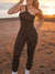 Women's Yoga Jumpsuit Sport Set mit einer Schulter