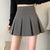 Damenrock mit hoher Taille und Falten