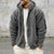 Doppelseitige Herren-Fleecejacke