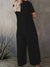 Sommerlicher schicker einfarbiger Overall