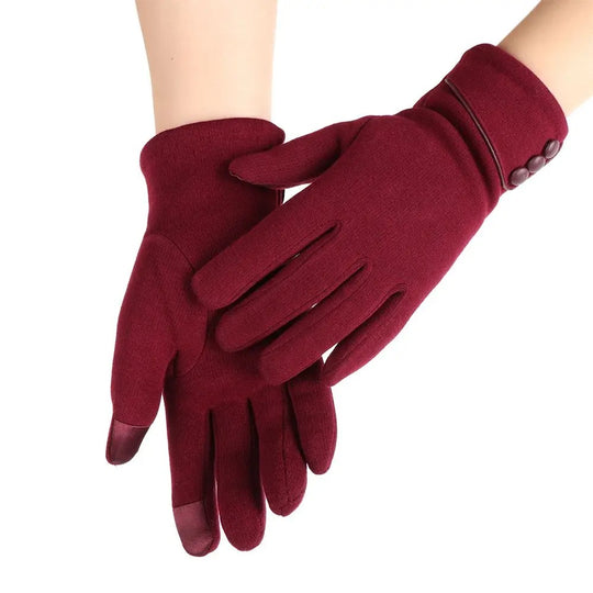 Fleecegefütterte Thermofäustlinge für Damen