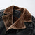 Herren Lederjacke mit Fellkragen