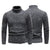 Herren-Rollkragen-Fleecejacke