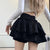 High Waist Rüschen Lolita Rock aus Patchwork