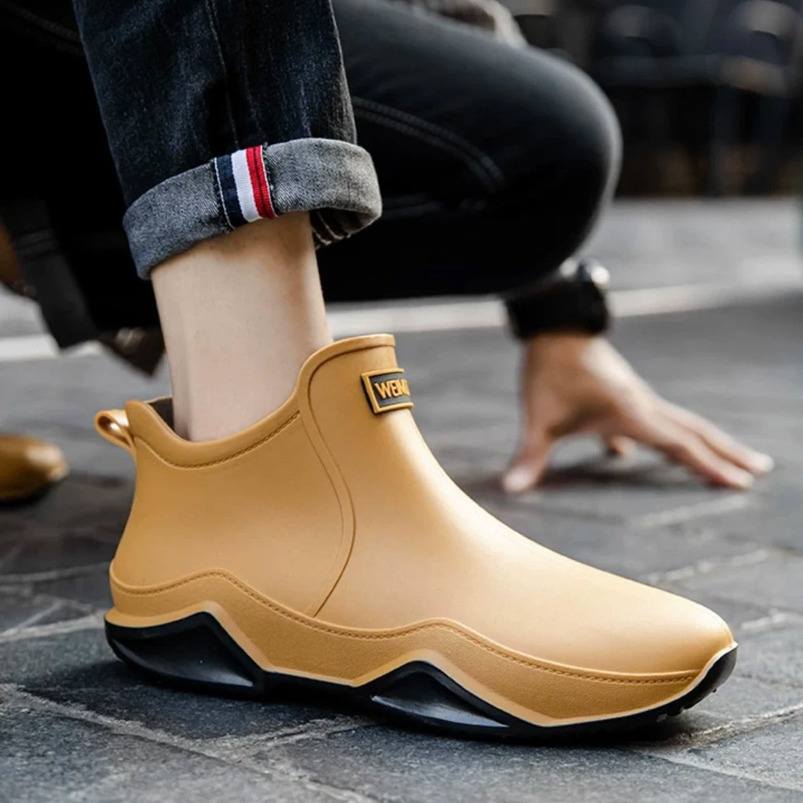 Rutschfeste Gummistiefel