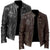 Motorrad-Lederjacke für Männer