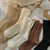 3 Paar/Set Damen Socken aus Kaschmirwolle