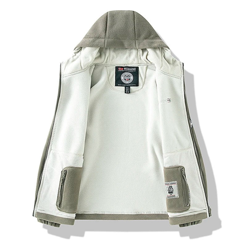 Kältebeständige Fleecejacke für Männer