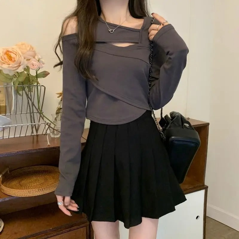 Ausgehöhltes T-Shirt für Frauen