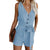 Lässiger Damen-Overall mit V-Ausschnitt