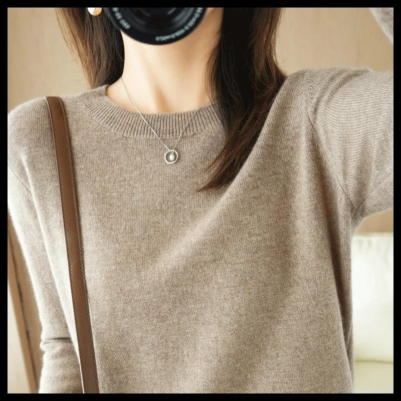 Lässiger Strickpulli für Frauen