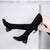 Lange Damenstiefel aus Wildleder