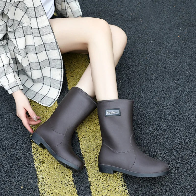 Mid-Tube Regenstiefel für Frauen