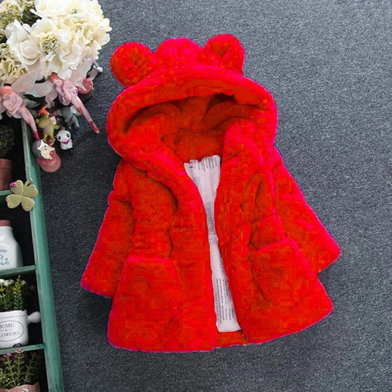 Winterjacke aus Fleece für Kinder
