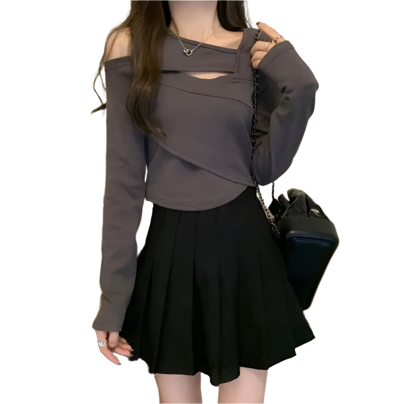 Ausgehöhltes T-Shirt für Frauen