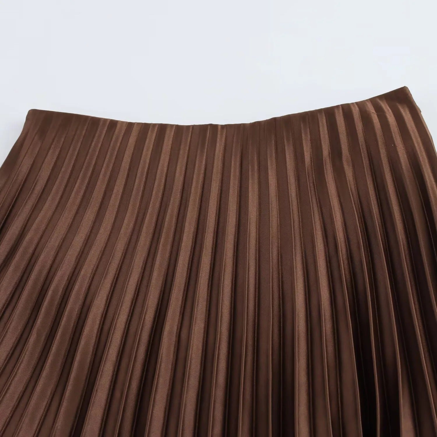 Damenrock mit hoher Taille und Falten