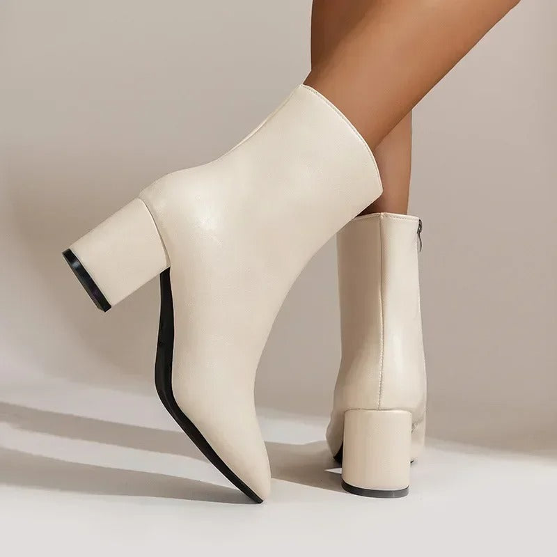Damenstiefeletten mit Reißverschluss