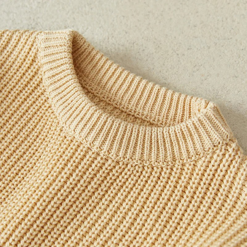 Lässiger Strickpullover für Kinder