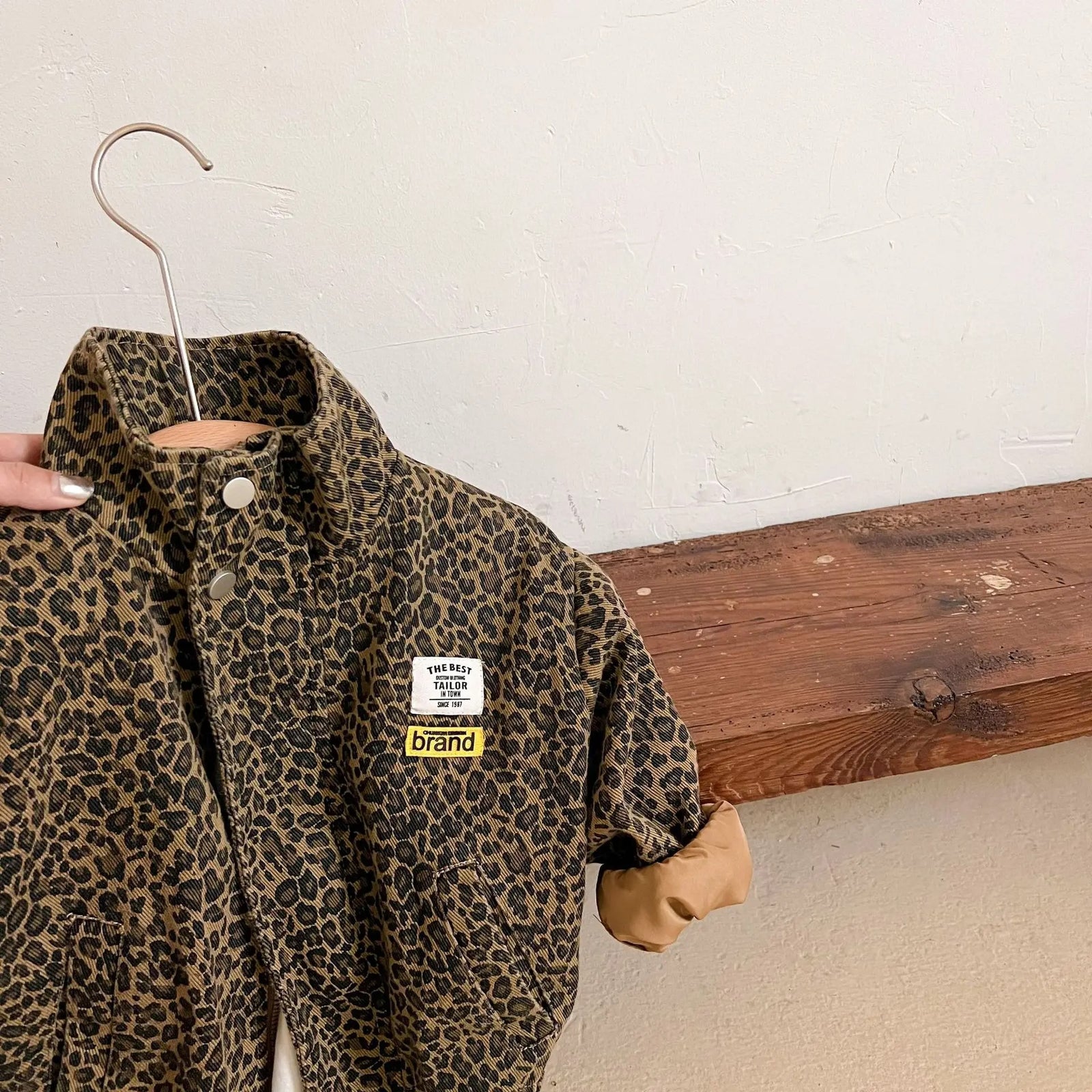 Jacke mit Leopardenmuster für Kinder