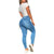 Schmal geschnittene Cargo-Denim-Hose für Damen