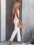 Blumiger Jumpsuit aus Spitze für Damen