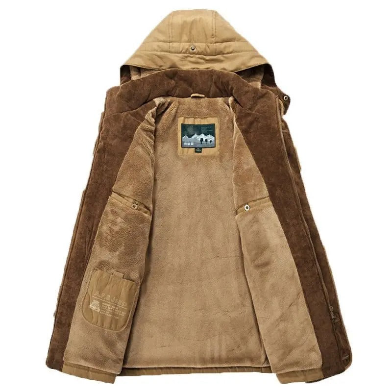 Thermojacke für Männer mit mehreren Taschen