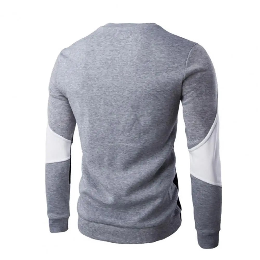 Lässiges Herren Sweatshirt mit Rundhalsausschnitt