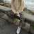 Vintage Leopardenmuster Weite Hose