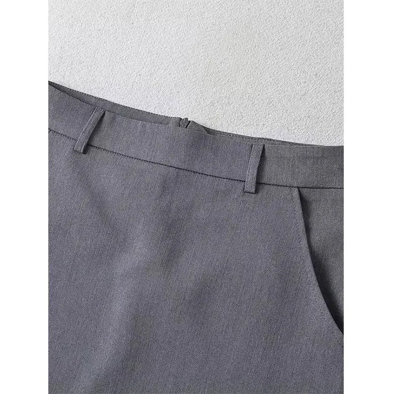 Schicker Minirock in A-Linie mit hoher Taille