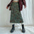 Vintage-Midi-Rock mit Blumenprint