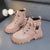 Kurze Lederstiefel für Kinder