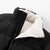 Herrenjacke mit Stehkragen aus dickem Fleece