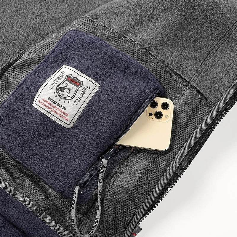 Herren Dicken Polar Fleece Jacke