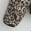 Gesteppte Jacke mit Leopardenmuster für Damen