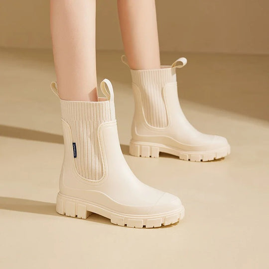 Wasserdichte Plateaustiefel für Frauen
